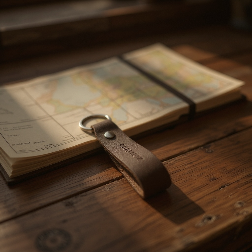 GENUINE LEATHER KEYCHAIN