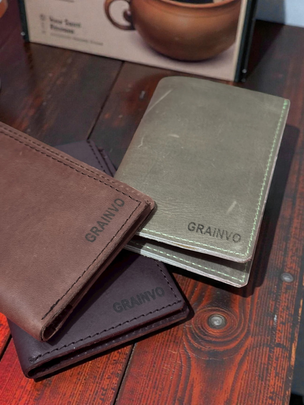 Grainvo Core Handmade Genuine Leather Wallet